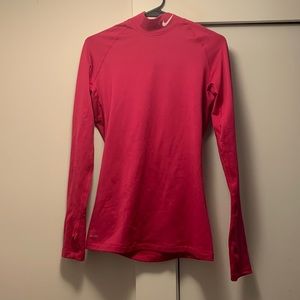 Pink Nike high neck long sleeve